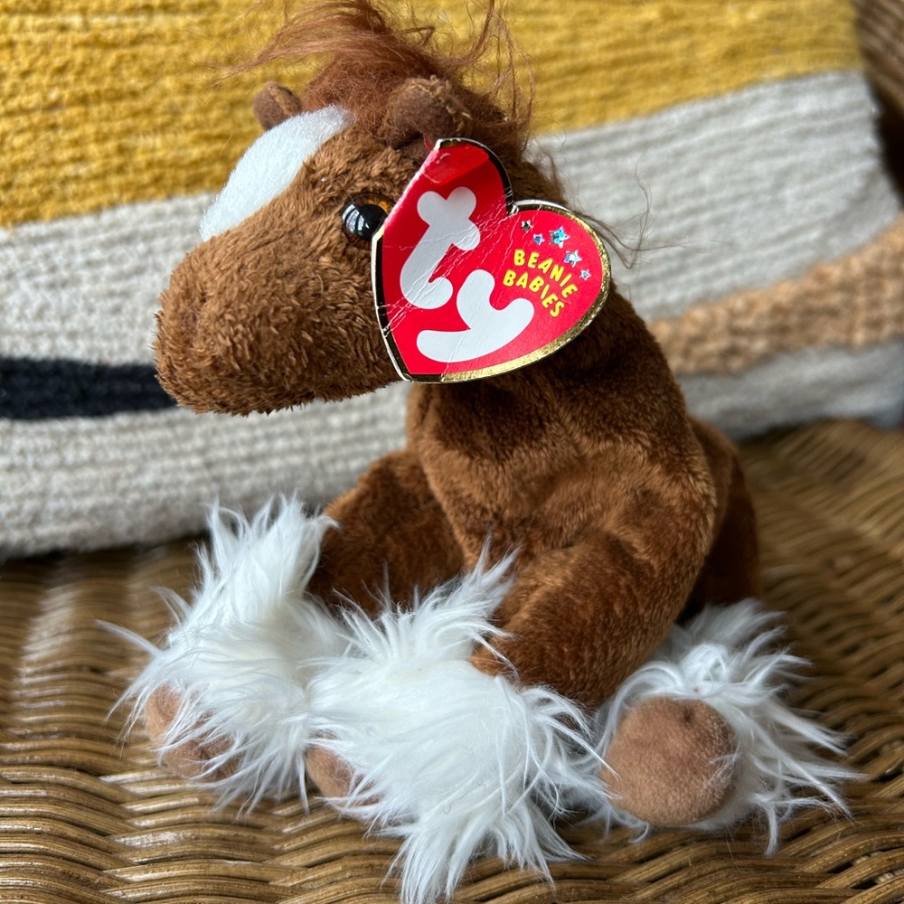 2/$20❤️- TOY | Ty Beanie Baby Hoofer the horse 2001